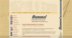Desktop Screenshot of hummel-augsburg.de