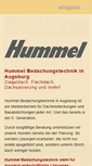 Mobile Screenshot of hummel-augsburg.de