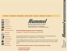 Tablet Screenshot of hummel-augsburg.de